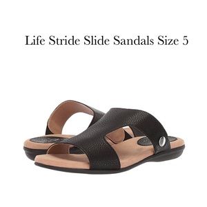 Life Stride Slide Sandals. NWT